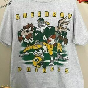 Vintage Style Green Bay Packers Taz Looney Tunes Unisex T-shirt Men Women